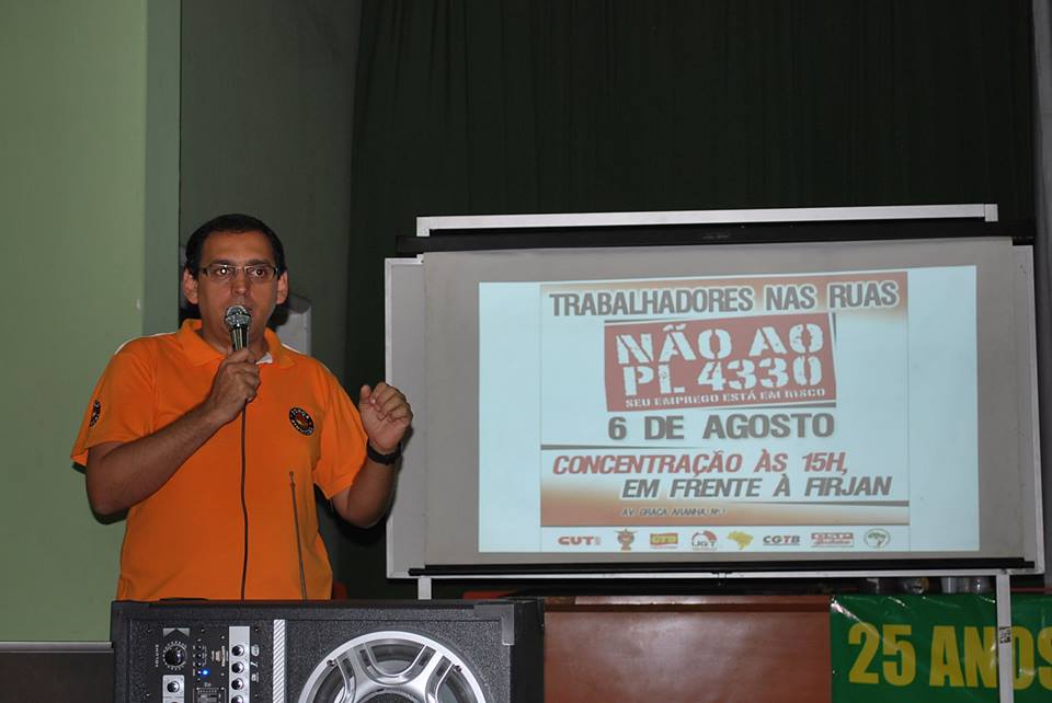 Marcelo palestra Sintserj