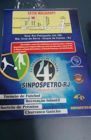 Foto do convite Sinpospetro