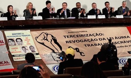 Audiência Senado Terceirização