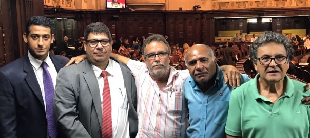 Centrais sindicais, unidas, acompanham votação do piso regional na Alerj