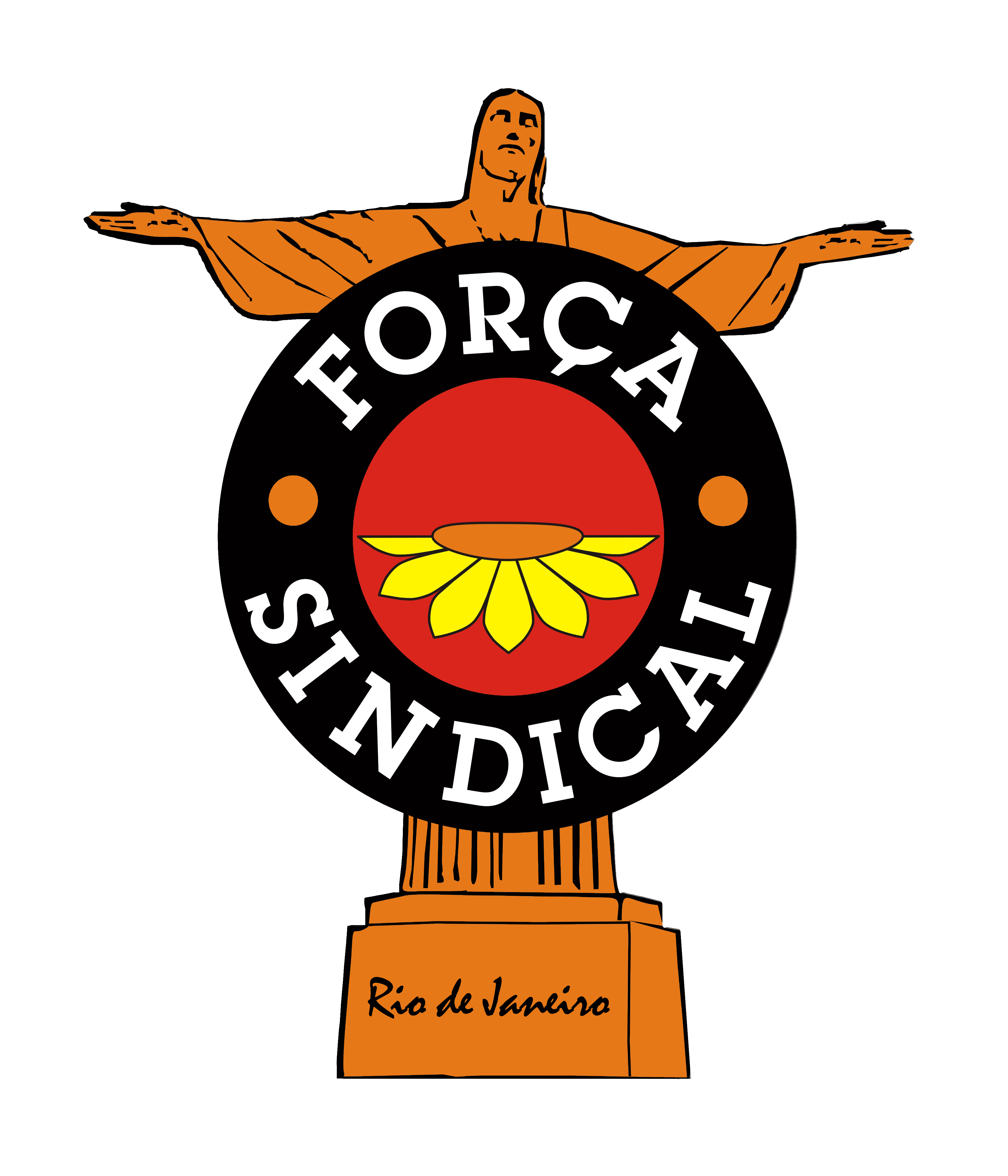 Logo Força Sindical RJfundobranco